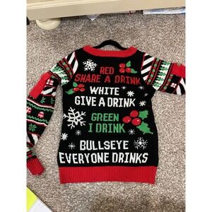 Tipsy Elves Women's Bullseye Sweater Size Small - no balls included